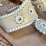 Jack Rogers  Leather Whipstitch Sandals Womens 7 Photo 4