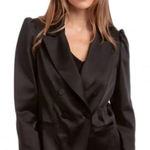 Drew #700  Black Satin Cocktail Blazer Photo 0