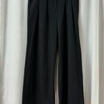 Glassons High Waisted Wide Leg Pleated Trouser Dress Pants Black Women's Size 12 Photo 2