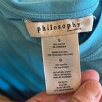 Philosophy  Blue Hombre Knit Shark Bite Tunic Photo 11