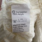 SheIn Cardigan Sweater Knit Buttons White Loose Fitting Neutral Casual Trendy Photo 6