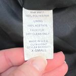 Eight Sixty  Women’s Black Faux Fur Zip Front Vest with Pockets Size XS Photo 4