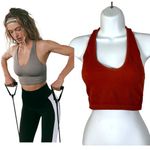 Free People FP Movement Free Throw Crop OB916007 Coral Pink Size Large Photo 1