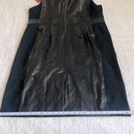 Spanx Leather-Likeā Combo Sheath Black Dress Sleeveless Bodycon 2X NWT Photo 4