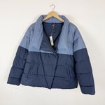 Summersalt  Two-Tone Blue Puffer Jacket Photo 2