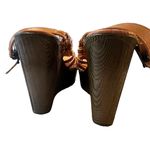 Very Volatile Los Angeles Brown Leather Huaraches Style Wedge Heel Sandals 10 Photo 4