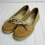 Sperry  Topsider Laguna Beige Tan Boat Shoes Sz 7.5 Photo 4