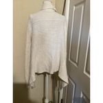 Abercrombie & Fitch Abercrombie Fitch Cream Knit Open Front Waterfall Cardigan Sweater XS Photo 2