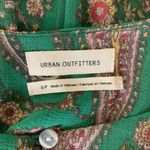 Urban Outfitters  Green Boho Flowy Paisley Keyhole Front Mini Dress Small Photo 3