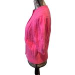 Pink Cable Knit Women's Puff Sleeve Sweater size small 4/6 Photo 1