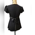 XOXO Adorable Black Babydoll Style Top w/embellished waist line!🌸 Photo 2