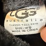 UGG  Black Tall Boots Classic Fur Cuff Cozy Winter Shearling Y2K Size 5 Photo 7