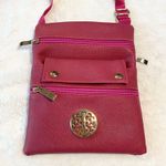 Dasein Pink Medallion Medium Crossbody Bag Multi Pocket Photo 3