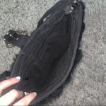 Vintage Black faux fur western style shoulder bag Photo 4