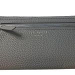 Ted Baker Grey Quilted Flap Matinee Long Wallet Photo 1