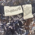 Chico's Pleated Print Maxi Skirt Photo 3