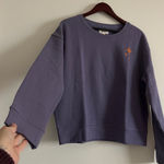 Pact NWT  Purple Organic Cotton Moonlight Crewneck Large Photo 0