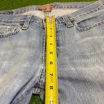 Abercrombie & Fitch Vtg Y2K  Sz 6 Short Light Wash Mid Rise Distressed‎ Hem Jeans Photo 2