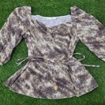 NWOT Marysia Resort Puff Sleeve Shirt Size L Photo 0