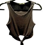 Illa Illa  Black Cross Tie Tank Top, size‎ L Photo 0