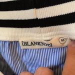 BLANK NYC Womens Size Medium Blouse Stars Stripes Off the Shoulder Lightweight Photo 4