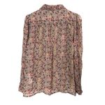 Ba&sh Maxence Button Up Blouse Shirt Beige Large 8 Photo 7