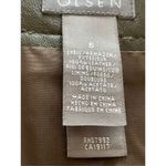 Sigrid Olsen  Brown 100% Leather Skirt Size 6 Photo 4