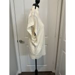 Banana Republic 100% Merino Wool Sweater Vest Top XL Cream Mock Neck Minimalist Photo 1