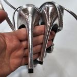 Tony Bianco  Kyla Sandal in Silver Foil Photo 7