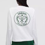 Lululemon  Heavyweight Fleece Pullover *Tennis Club in White Size: S Photo 1