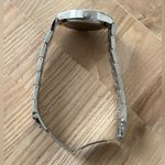 Folio Crystal Watch Quilted White Dial with Crystals Metal Bracelet Silver Photo 6