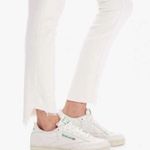 Mother • the looker ankle step fray hem jeans in cream puffs sz 30 Photo 4
