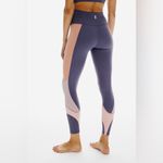 Free People Movement Topaz Leggings Small High Waist Colorblock Purple Photo 1