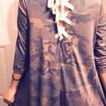 Vintage Camo Lace Up Dress Photo 2