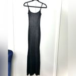 SKIMS Soft Lounge Slip Maxi Dress in Onyx Foil Glitter NWT Photo 1