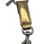 Coach y2k  Poppy Gold Patent Leather Heart Bag Charm Photo 1