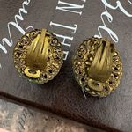 Vintage West Germany Filigree AB Rhinestone Clip Photo 4