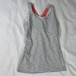 Lululemon  Gray and Coral Women's Athletic Tank Top Photo 0
