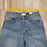H&M  Light Blue Straight High Waist Mom Jeans, Size 8 Photo 4