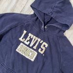 Levi's 2000s Y2k  Red Tab Navy Blue Hoodie Sweatshirt Womens Size‎ Photo 1