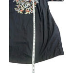 Free People  Embroidered Blouse Top Size Large Boho Flowy Bohemian Trendy Photo 6