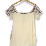 ZARA | XS | Trafulac Collection Gauzy Embroidered Short Sleeve Mini Dress Photo 4