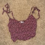 Lottie Moss Chic Pink and Black Sleeveless Crop Camisole Photo 0