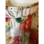 CEU) HUG Women Size medium floral dress off shoulder sleeves Elastic Top blouse White Photo 6