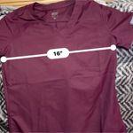 Med Couture Women's Scrub Top Wine Size XS Photo 7