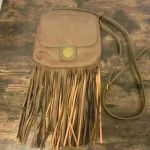 Charming Charlie fringe leather crossbody/shoulder bag Photo 0