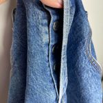 Levi's Levi’s Ribcage Shorts Blue Raw Hem Button Fly Cut Off Size 31 Photo 5