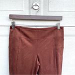 Sundance Womens Pants Luxe Dreams Leggings Brown Faux Suede 4 Petite 4P Photo 4