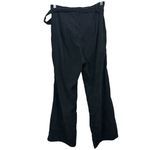Sweewe Paris Black Corduroy Pants Women’s M Wide Leg Tie Waist Soft Retro Y2K Size M Photo 6