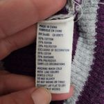 American Eagle plum gray waffle thermal cardigan size large Photo 5